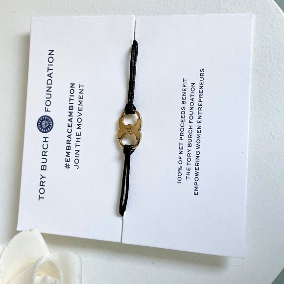 TORY BURCH EMBRACE AMBITION BRAIDED BRACELET Navy firm price - Picture 3 of 3